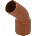 3/8" FTG x Copper 45° Street Elbow