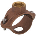2" x 3/4" Brass Saddle Tee