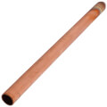 1/2" CTS x Spin Closed End Type L Copper Stub Out Bullet (10" Length)
