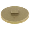 5" Brass Raised Head Cleanout Plug