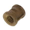 3/8" FIP Brass Coupling (Lead Free)