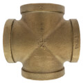 1-1/4" Brass Cross (Lead Free)