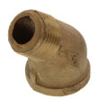 1/2" Brass 45° Street Elbow (Lead Free)