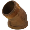 2" Brass 45° Street Elbow (Lead Free)
