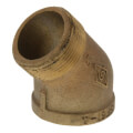 3" Brass 45° Street Elbow (Lead Free)