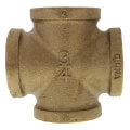 3/4" Brass Cross (Lead Free)