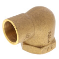 ccfl0012-nl-3 1/2" C x F Cast Brass 90-Degree Elbow (Lead Free) - Image 1