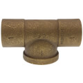 1" C x C x F Cast Brass Tee (Lead Free)