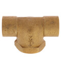 1/2" C x C x F Cast Brass Tee (Lead Free)