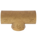 3/4" x 3/4" x 1/2" C x C x F Cast Brass Tee (Lead Free)