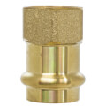 1/2" Copper Press x FIP DZR Brass Transition Adapter (Lead Free)