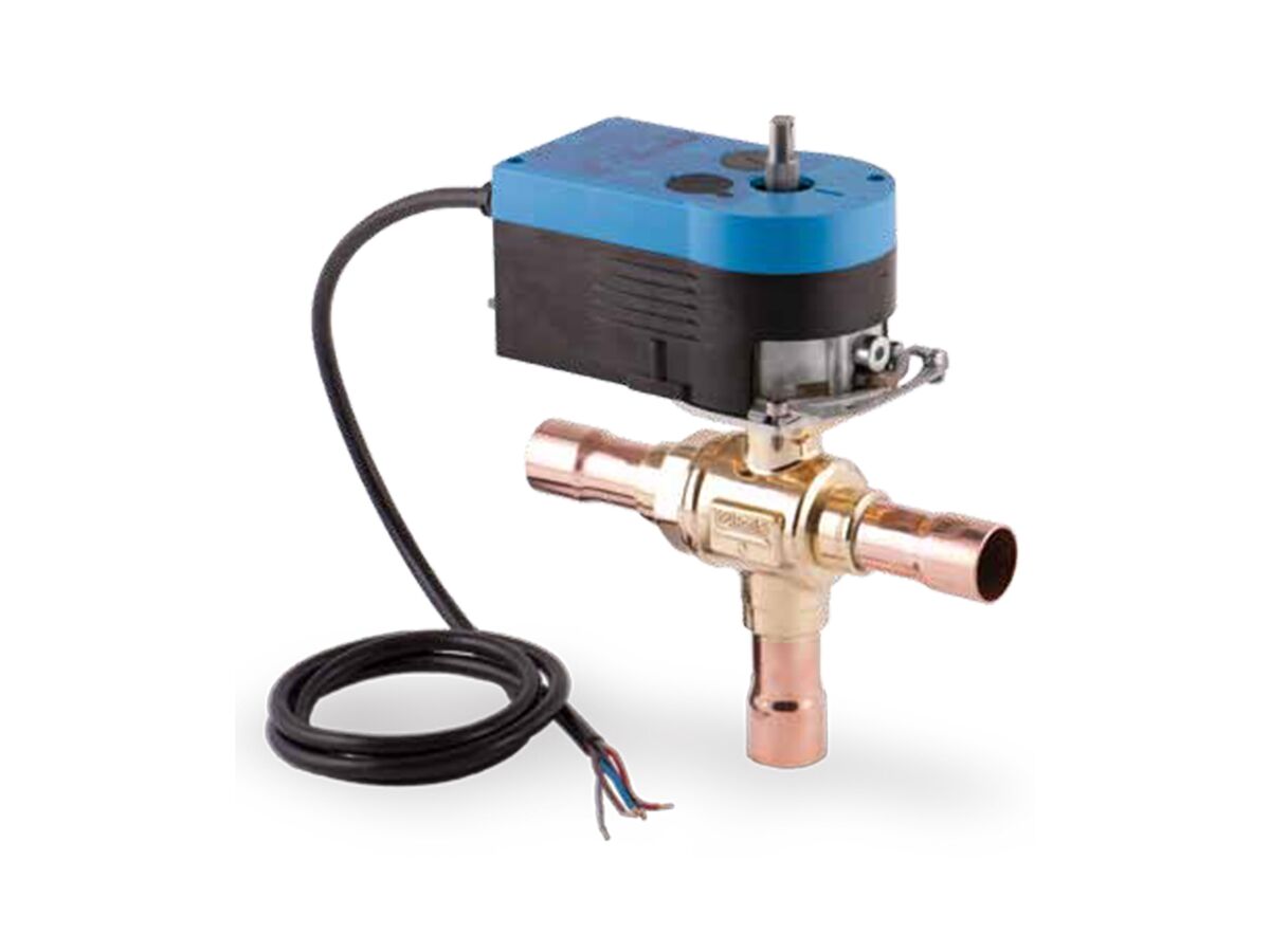 castel-3-way-motorised-valve-with-ball-shutter-1-5-8-240v.jpg Castel 3 Way Motorised Valve With Ball Shutter 1 5/8 240V - Image 1