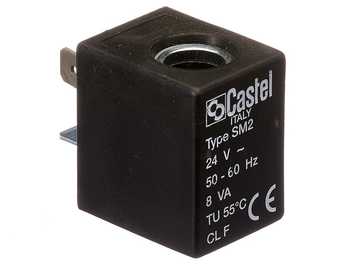 castel-solenoid-coil-24vac-sm2-9200-ra2.jpg Castel Solenoid Coil 24VAC SM2/9200/RA2 - Image 1
