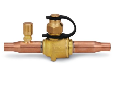 Danfoss Ball Valve With Access Port 1/2" Solder Connection 009L7052
