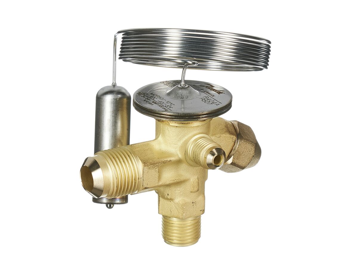 danfoss-external-tx-valve-body-r404a-tes2-mop-flare-tiesw75.jpg Danfoss External TX Valve Body R404A TES2 Mop Flare TIESW75 - Image 1